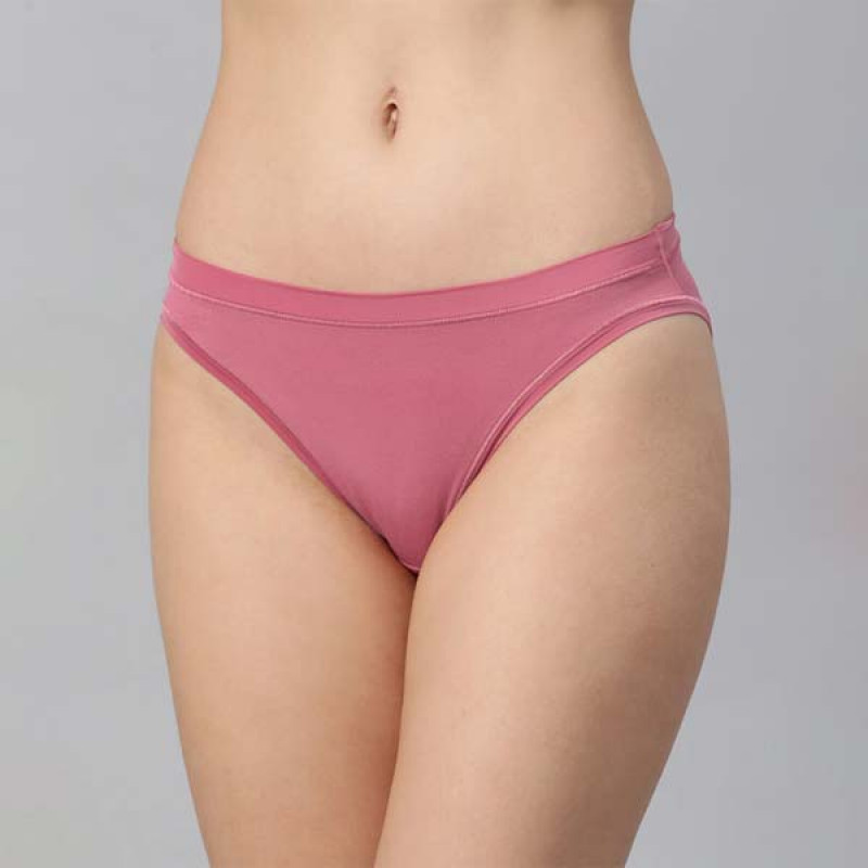 Women Pack Of 3 Solid Basic Briefs